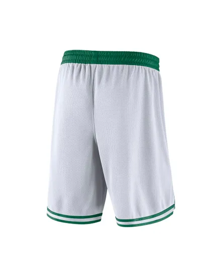 Short de basketball Homme BOS M NK SWGMN SHORT HOME 18 Blanc