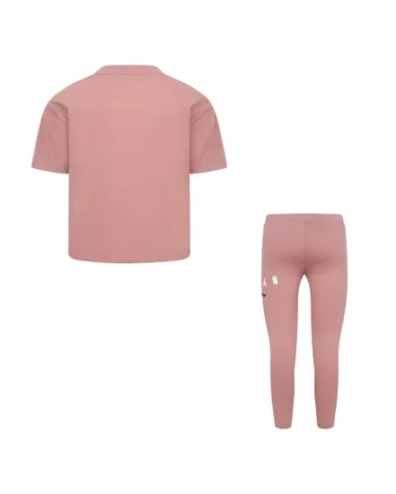 Ensemble tee-shirt et legging Fille JDG SUSTAINABLE LEGGING SET Rose