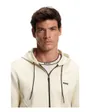 Sweat zippé à capuche Homme FZ HOODIE ZONE Blanc Clair