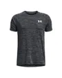 T-shirt Enfant UA TECH TEXTURED SS Noir