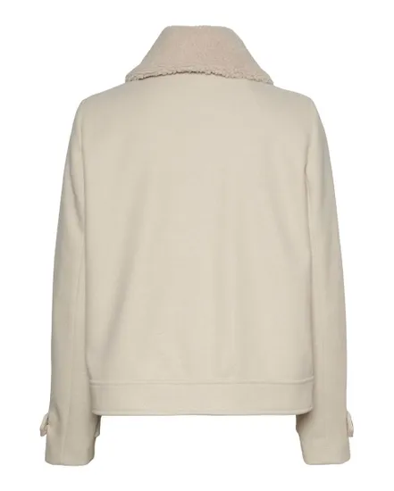 Blouson Femme VMMARTINAFRANCE SHORT JACKET Blanc