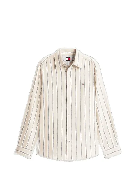 Chemise Homme Tommy Jeans Rayée Lin