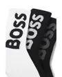 Lot de 3 paires de chaussettes Homme 3P QS RIB LOGO CC Multicolore