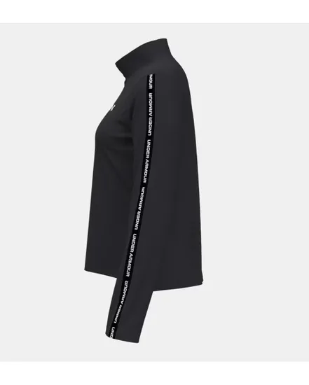 Haut d'entrainement Femme UA TECH WM TAPE HALF ZIP Noir