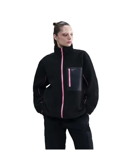 Veste Femme W NSW SHERPA FULL ZIP JKT Noir