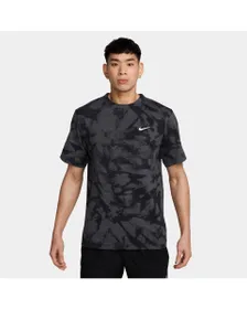 T-shirt Homme M NK DF UV HYVERSE SS TOP PRIN Gris