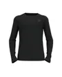 Haut zip Homme BL TOP CREW NECK L/S MERINO 200 Noir