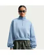 Sweat Col Montant Femme Nike Studio Fleece Crop