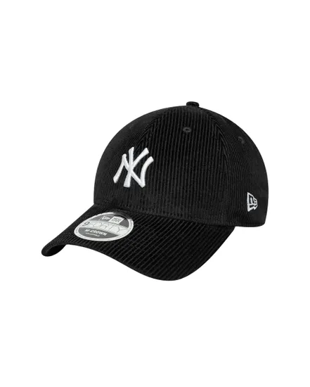 Casquette Homme New Era Cord 9FORTY Yankees Noir