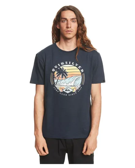 T-shirt manches courtes Homme QS SURF CLUB II SS Bleu