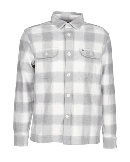 Surchemise Homme FLANNEL CHECK SHIRT JACKET Gris Chiné