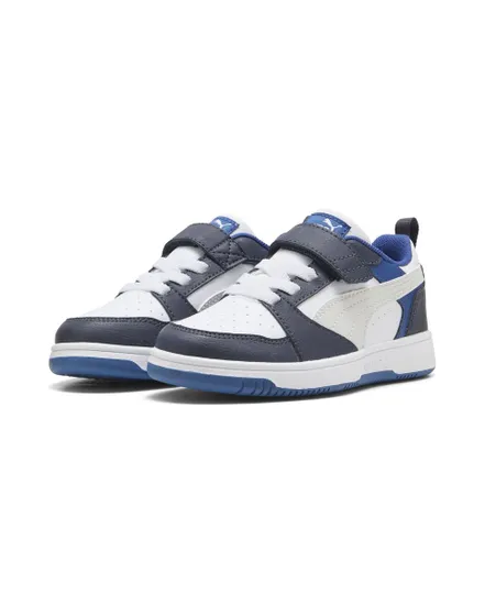 Chaussures Enfant PUMA REBOUND V6 LO A Blanc