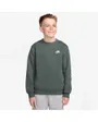 Sweat Garçon K NSW CLUB FLC CREW LS LBR Vert