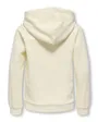 Sweat à capuche Fille KOGNOOMI-VINTA LABEL LS HOOD CS SWT NOOS Beige