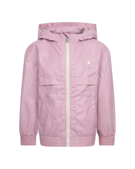 Veste zip à capuche Enfant CNVG LTWT WIND JKT Rose