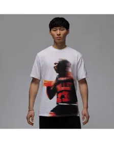 T-shirt Homme M J DF SPRT GFX SS CREW Blanc