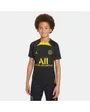 T-shirt manches courtes Enfant PSG YNK DF STRK SS TOP KKS 4TH Noir