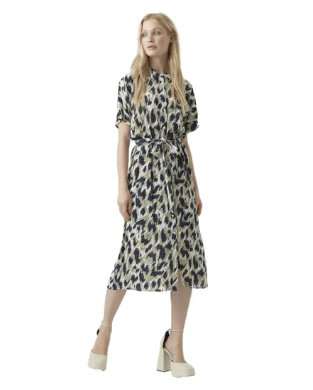 Robe Chemise Femme VMMENNY SS Calf Shirt Dress