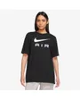 T-shirt manches courtes Femme W NSW TEE AIR BF Noir