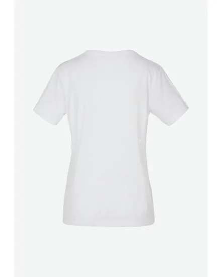 T-shirt femme WOMAN KNITTED SHORT SLEEVED T-SHIRT Blanc