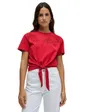 T-shirt Femme Branding Flowers Broderie