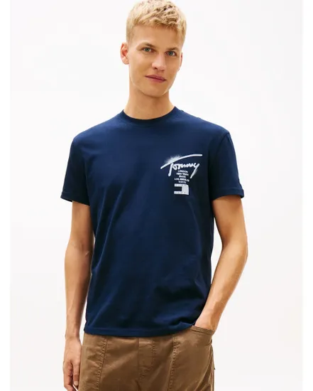 T-shirt Homme TJM REG CITY SIGN SS TEE EXT Bleu