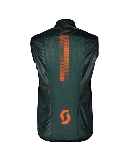 Gilet coupe-vent Homme RC TEAM WB Vert Aruba/Orange