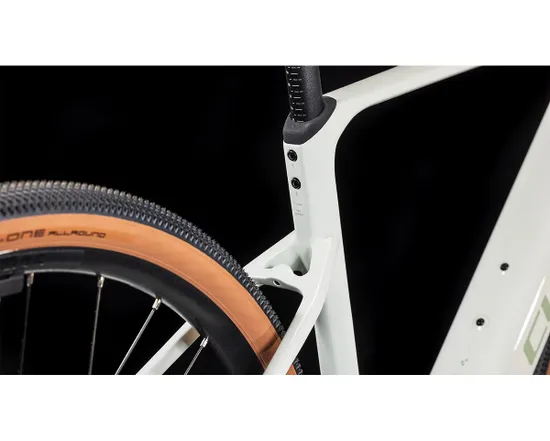 Vélo électrique Gravel Unisexe NUROAD HYBRID C:62 RACE 400X Blanc