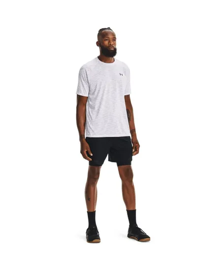 T-shirt manches courtes Homme UA TECH 2.0 DASH SS Blanc