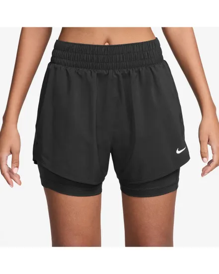 Short Femme W NK ONE DF HR 3IN 2N1 SHORT Noir