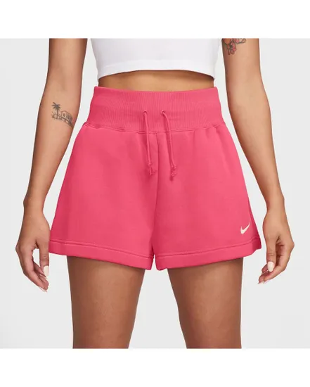 Short Femme W NSW PHNX FLC HR SHORT Rose