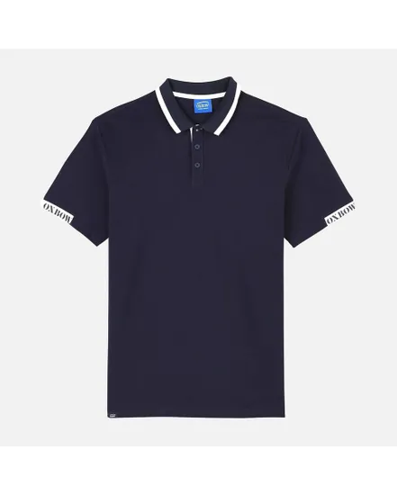 POLO MANCHES COURTES UNI Homme Bleu