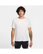 T-Shirt Homme M NK DF BREATHE MILER SS TOP Blanc