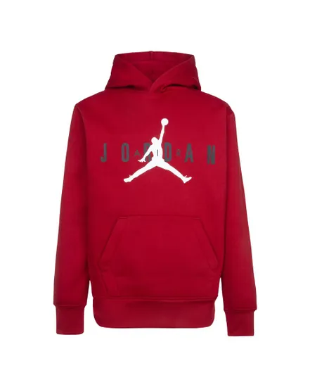 Sweat à capuche Garçon JDB JUMPMAN SUSTAINABLE PULLOV Rouge