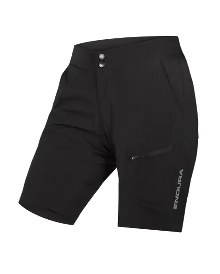 Short Femme HUMMVEE LITE AVEC SOUS-SHORT Noir