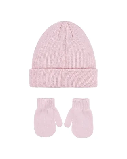 Coffret Enfant CLUB BEANIE/GLOVE SET Rose