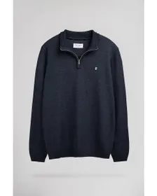 Pull zip Homme P-MARTY 2 Bleu