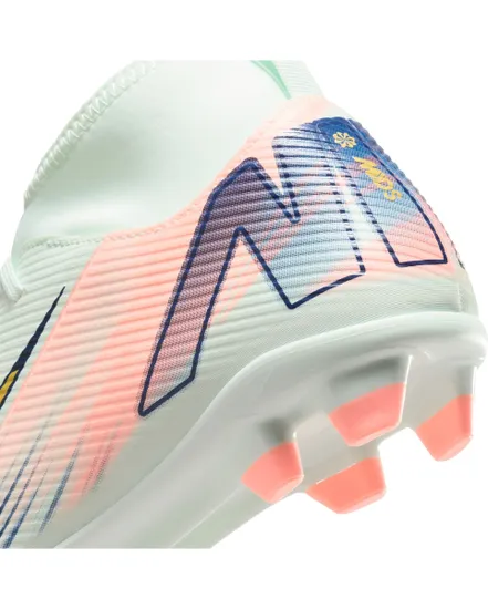 Crampons de football Enfant JR SUPERFLY 10 CLUB MDS FG/MG Vert