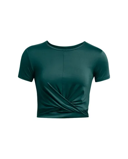 T-shirt MC Femme MOTION CROSSOVER CROP SS Vert