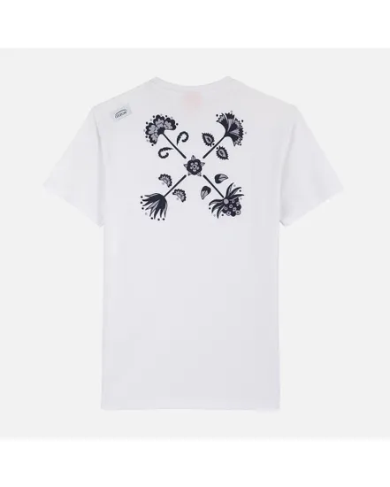 TEE SHIRT MANCHES COURTES GRAPHIQUE Homme Blanc