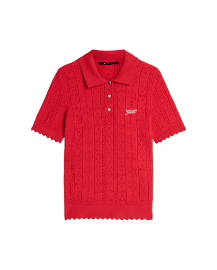 Polo Femme TJW Pointelle Polo S