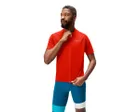 Maillot manches courtes Homme LOOP ZIPPED Rouge