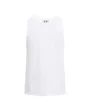 T-Shirt SS Manches Homme UA SPORTSTYLE LOGO TANK Blanc