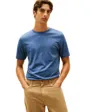T-shirt col rond Homme ESSENTIAL REG FIT HEATHER TEE Bleu Égéen