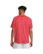 T-Shirt MC Homme UA TECH TEXTURED SS Rouge