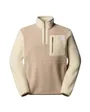 Polaire col zip Homme M YUMIORI 1/4 ZIP Beige