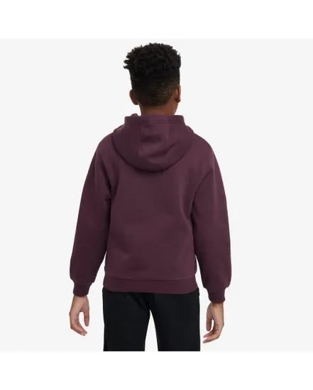 Sweat à capuche manches longues Enfant K NSW CLUB FLC HDY LBR Bordeaux