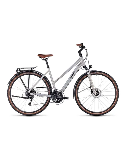 Vélo trekking Femme TOURING PRO Argent