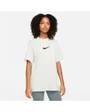 T-shirt manches courtes Femme W NSW TEE BF MS Blanc