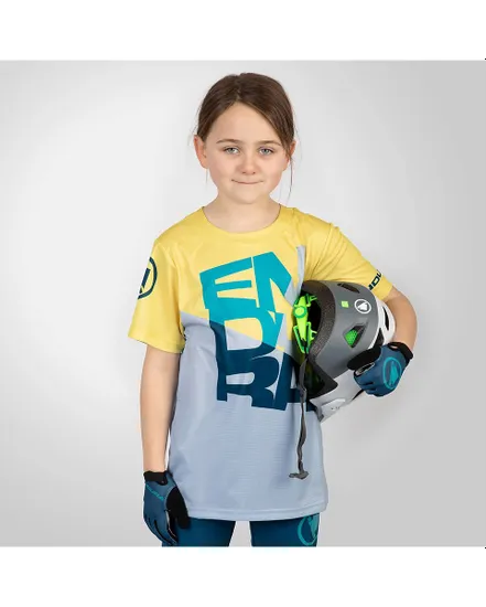 T-shirt manches courtes Enfant SINGLETRACK CORE JR Bleu